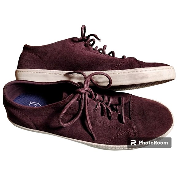 Cole Haan Burgundy Suede Sneakers Size 10 Mens - Picture 3 of 6